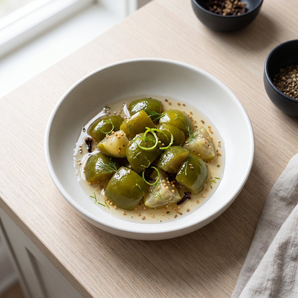 Old-Time Sweet Lime Cucumber Pickles