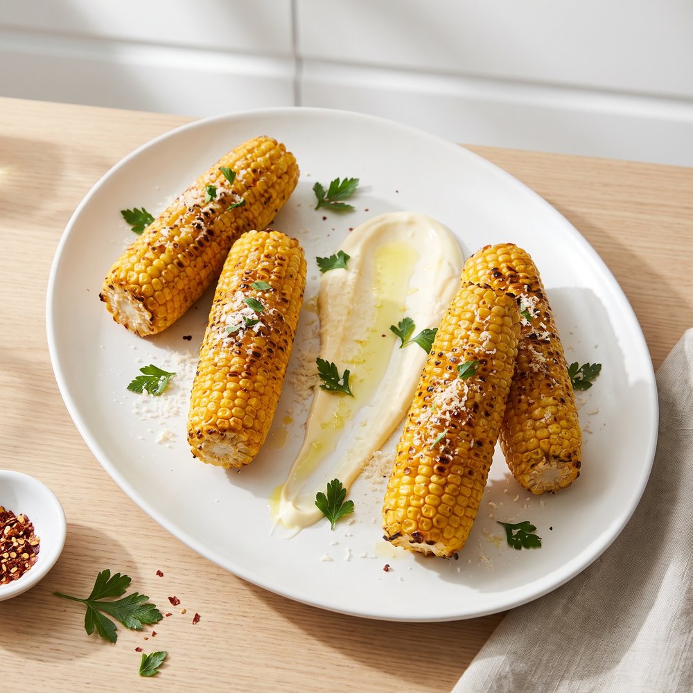 Old Bay–Kissed Grilled Corn on the Cob