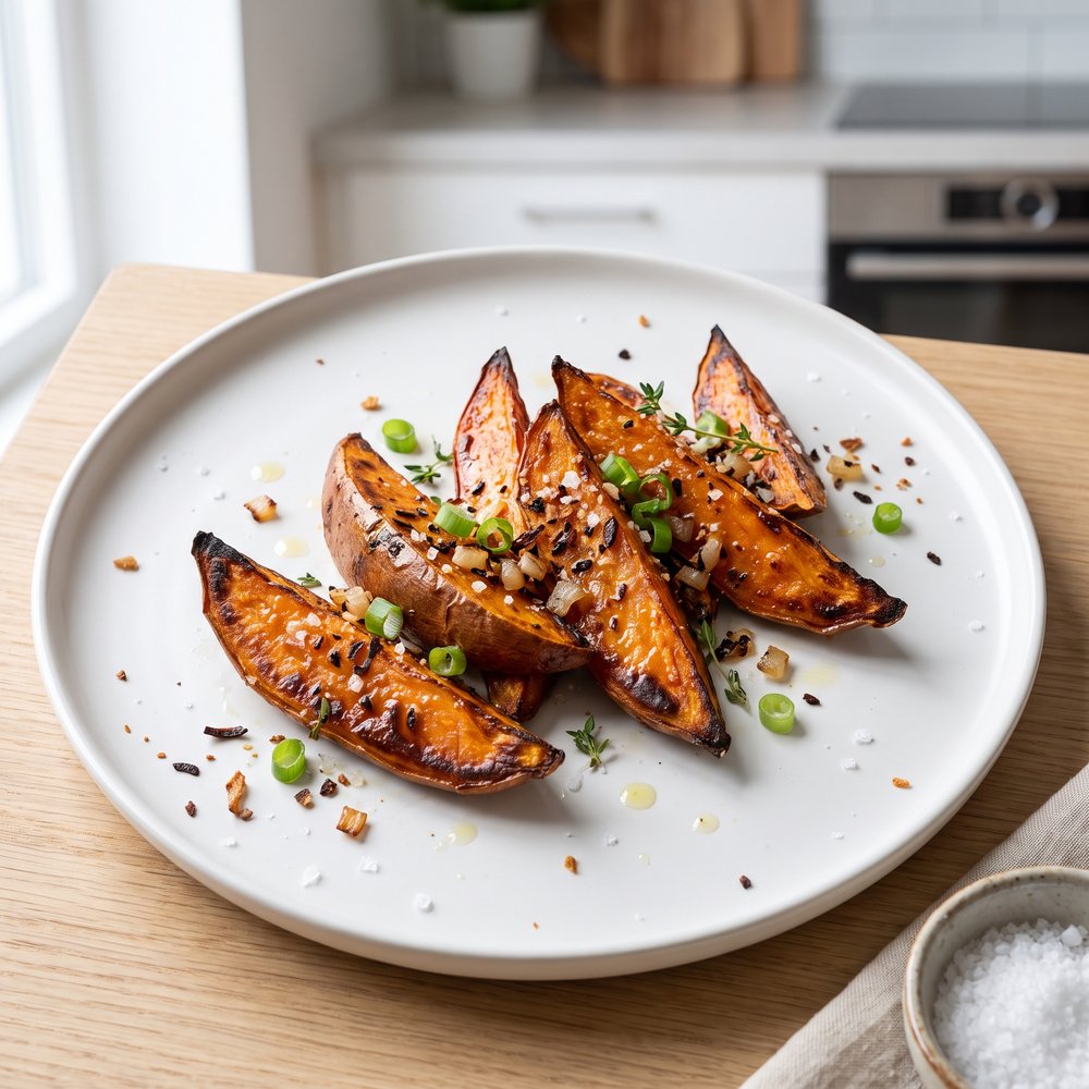 Onion Roasted Sweet Potatoes