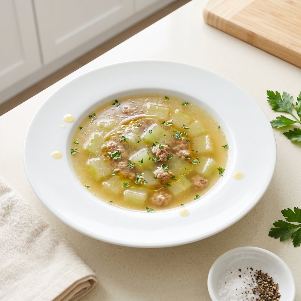 Opo Squash and Pork Comfort Soup