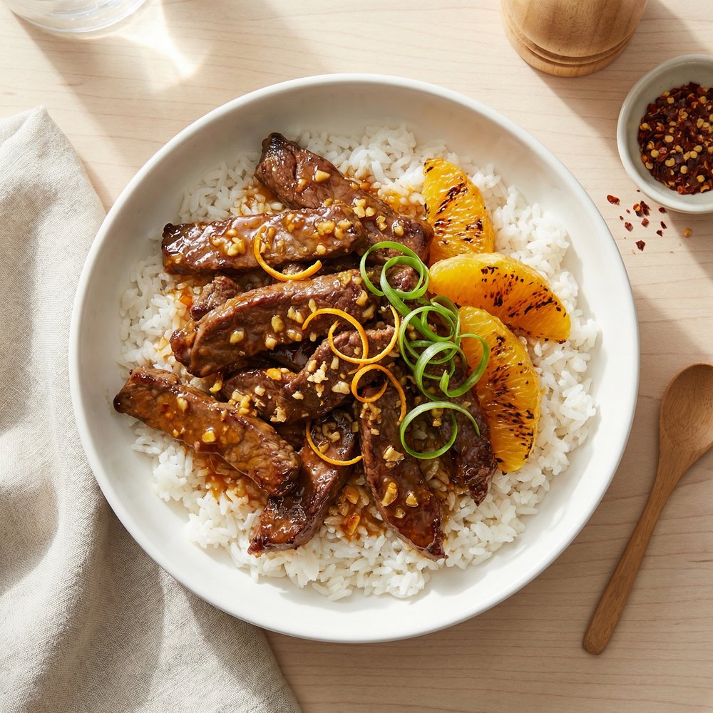Orange Peel Beef