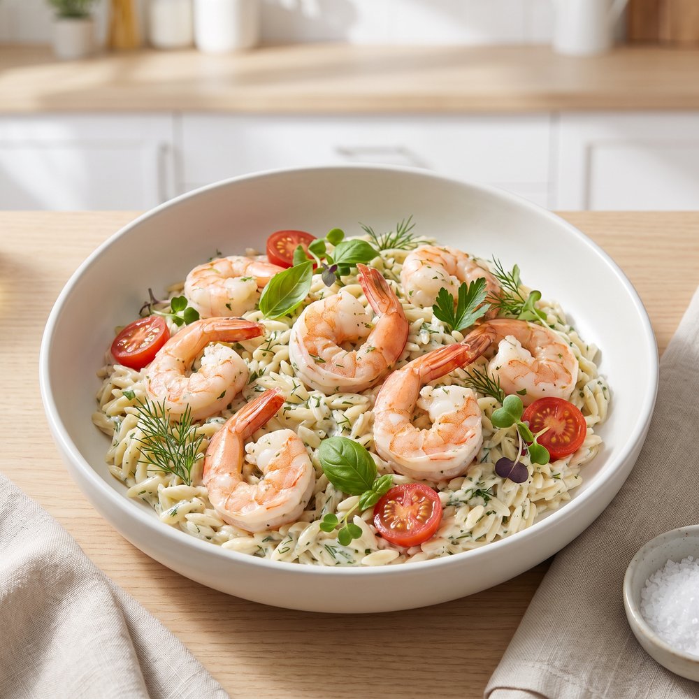 Orzo Salad with Shrimp