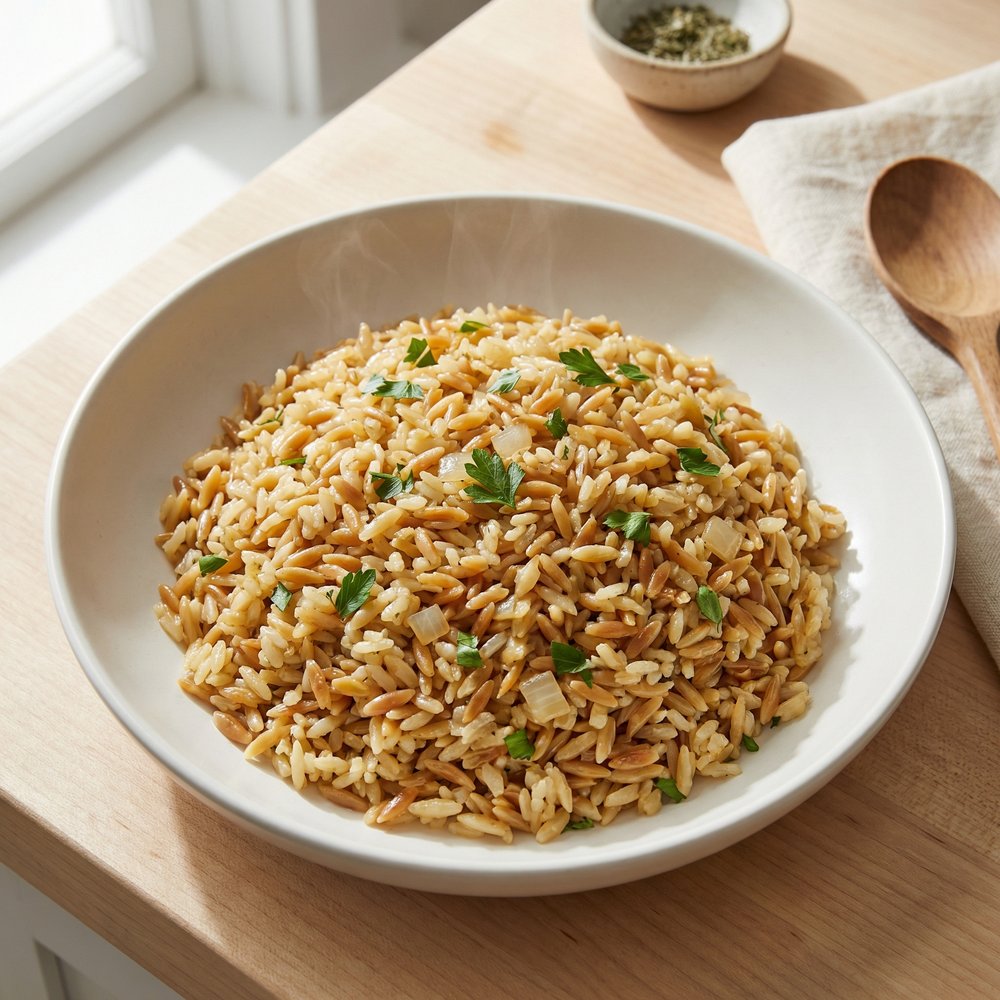 Sarah's Orzo and Rice Pilaf