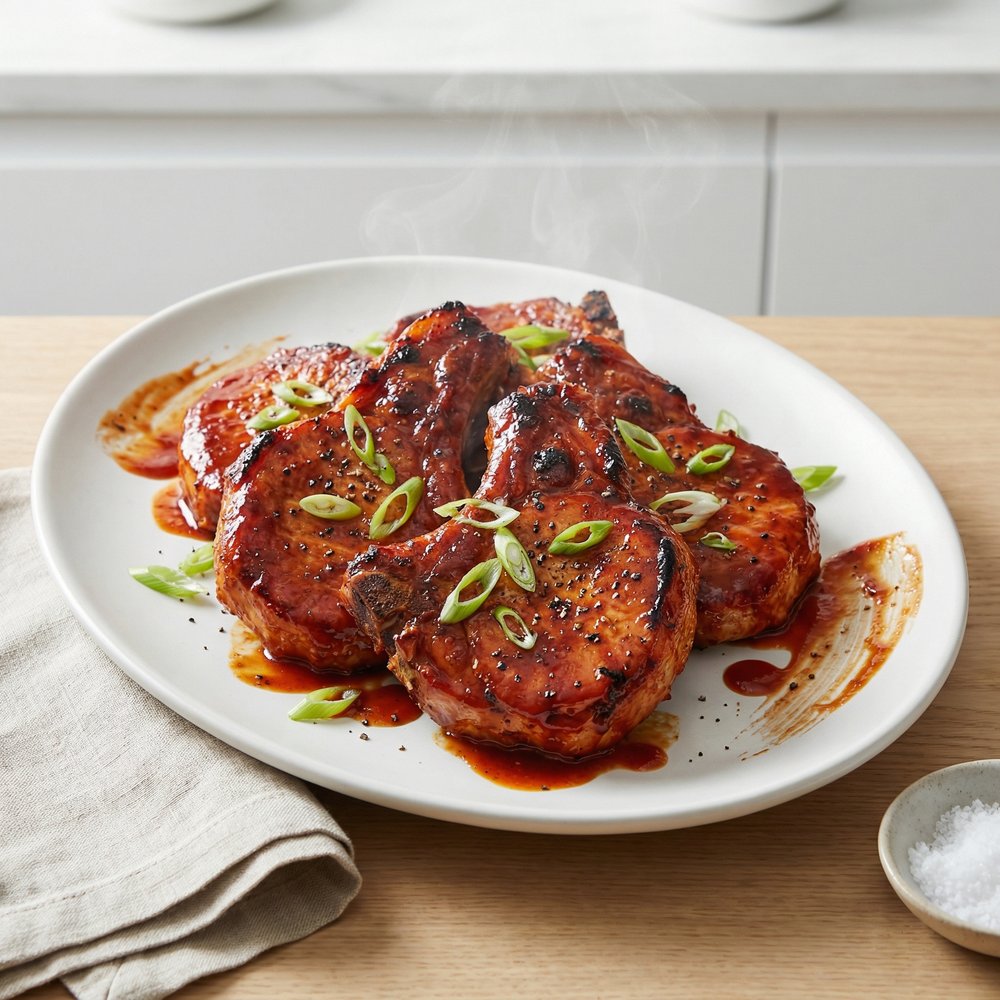 Easy Baked BBQ Pork Chops