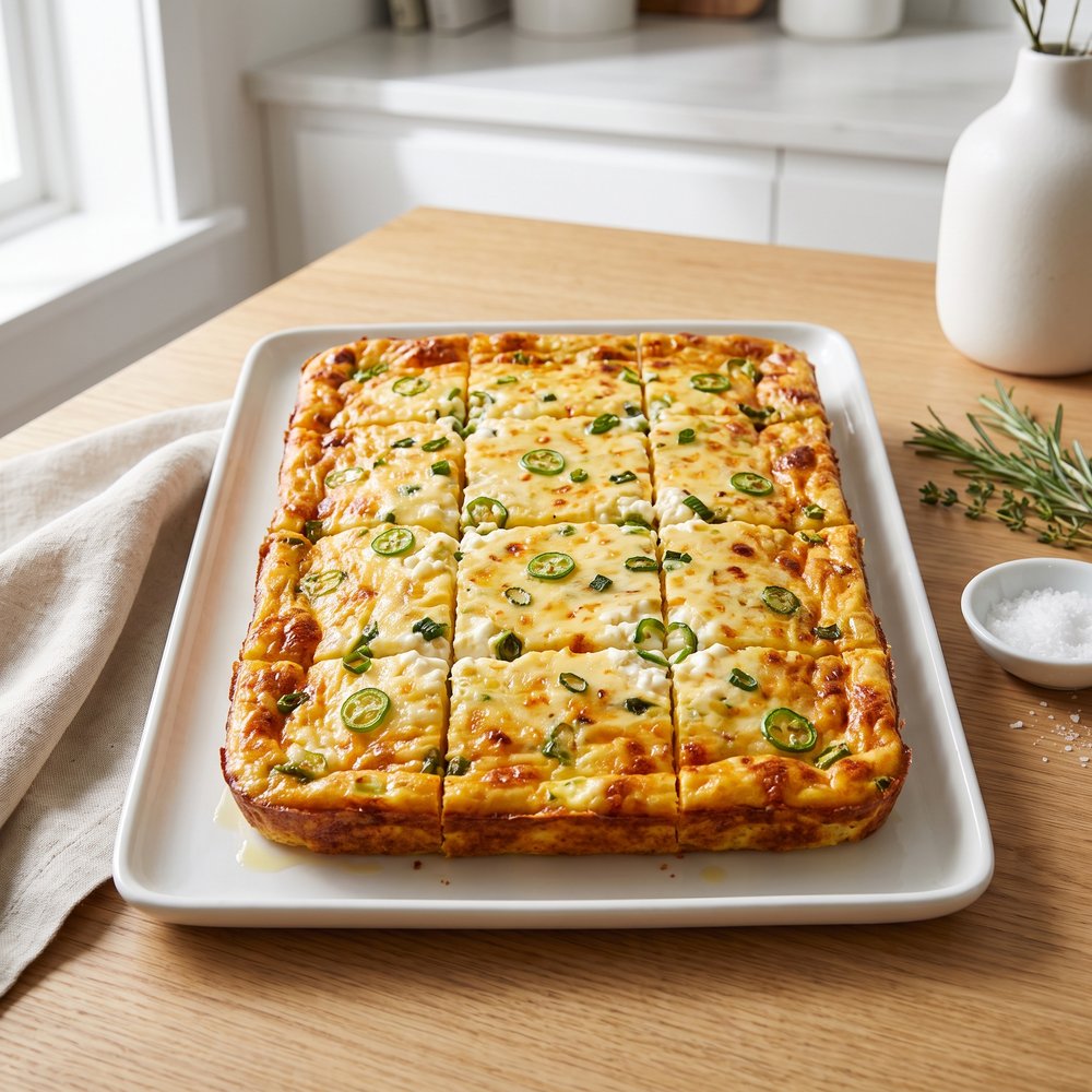 Oven-Baked Cheesy Egg Casserole
