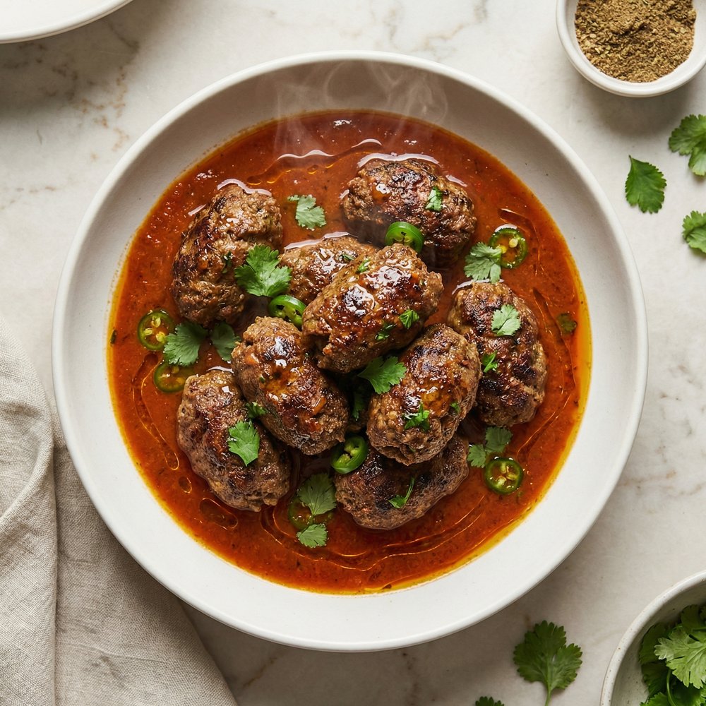 Oven-Baked Kofta Kebabs (Pakistani-Style)