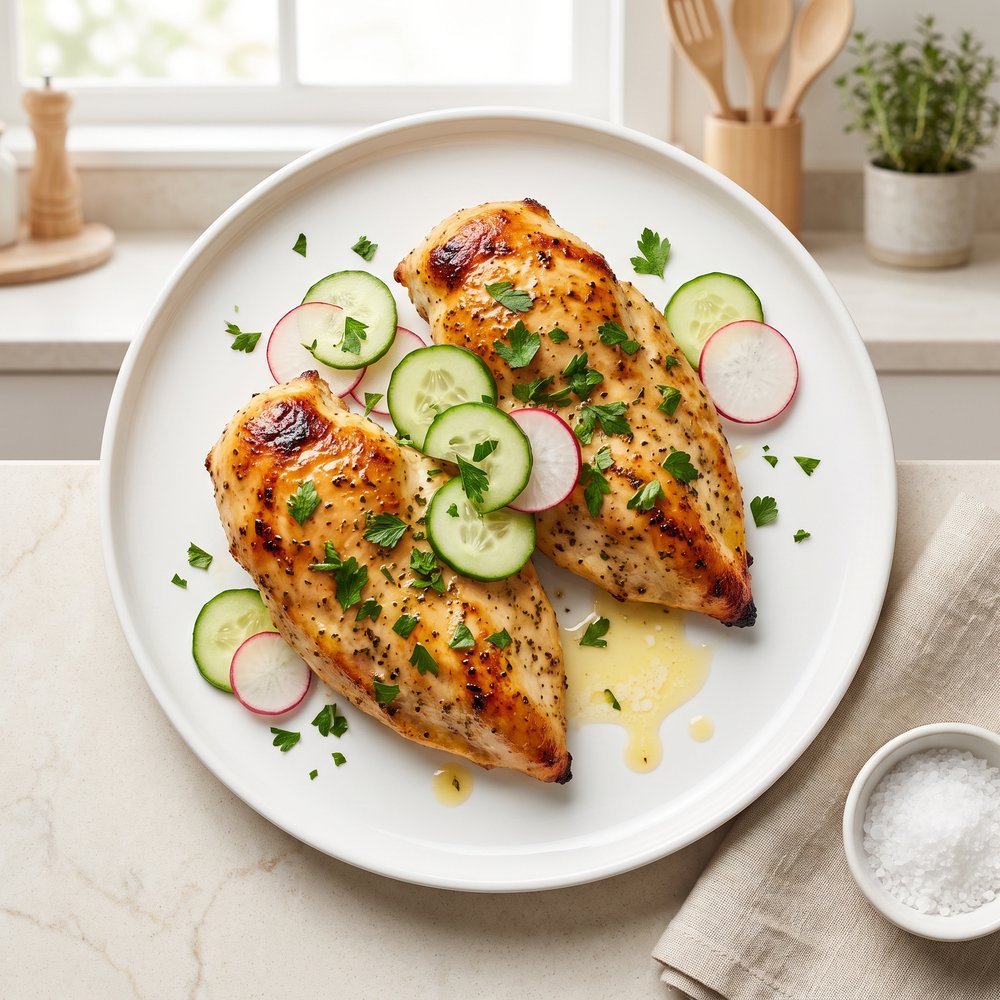 Oven-Baked Ranch-Seasoned Chicken Breasts