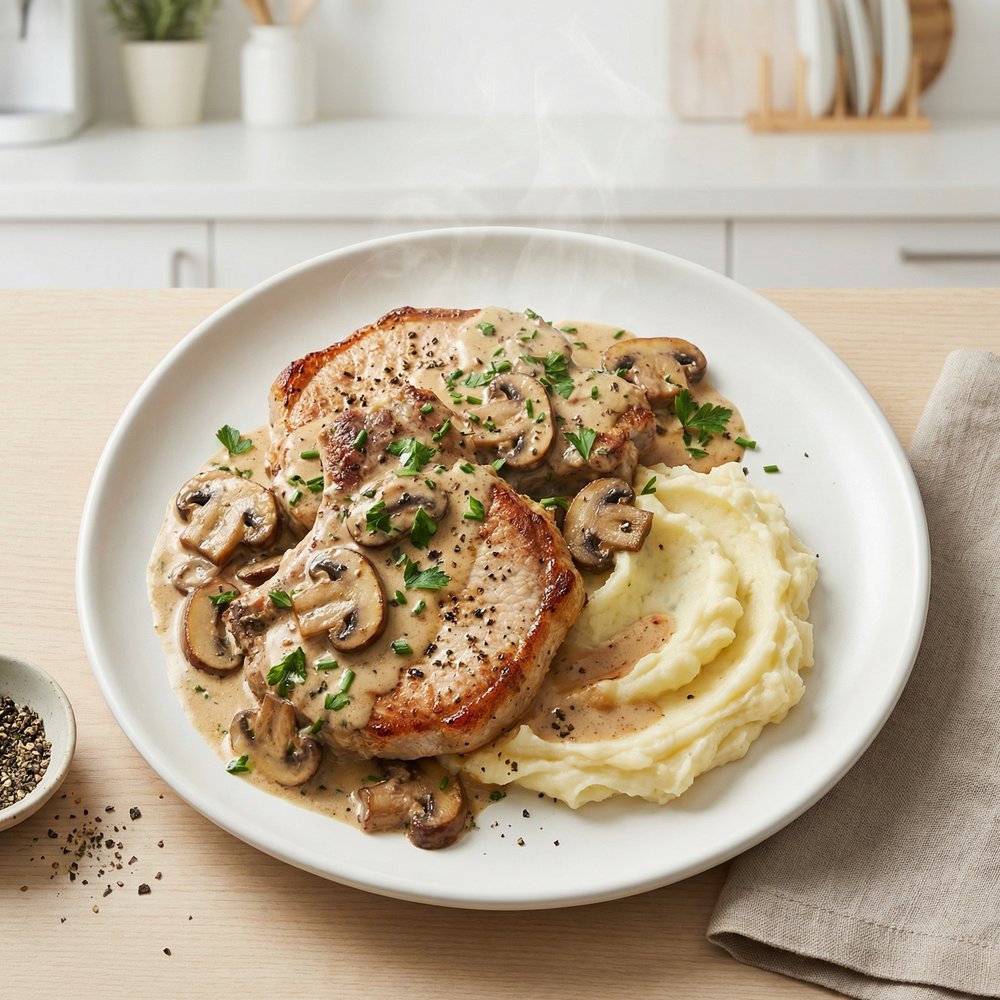 Smothered Pork Chops in the Oven