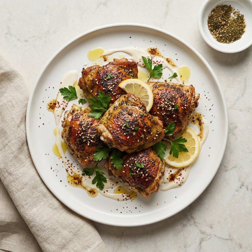 Oven-Roasted Za'atar Chicken Thighs