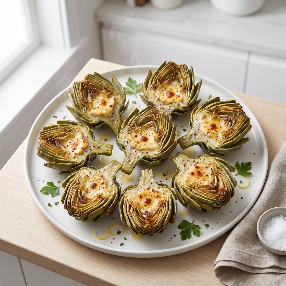 Oven-Roasted Artichokes