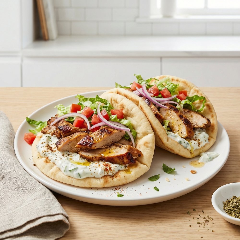 Easy Oven-Roasted Chicken Gyros