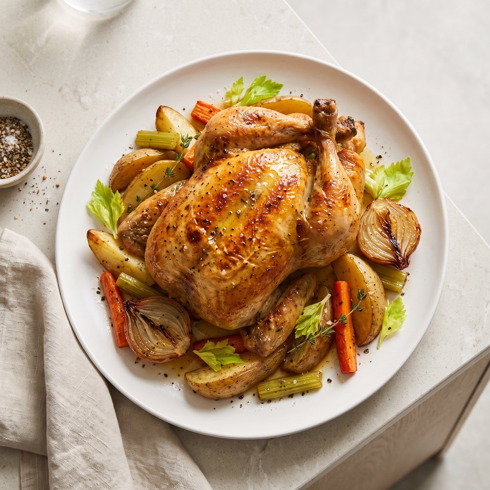 Oven-Roasted Chicken with Vegetables