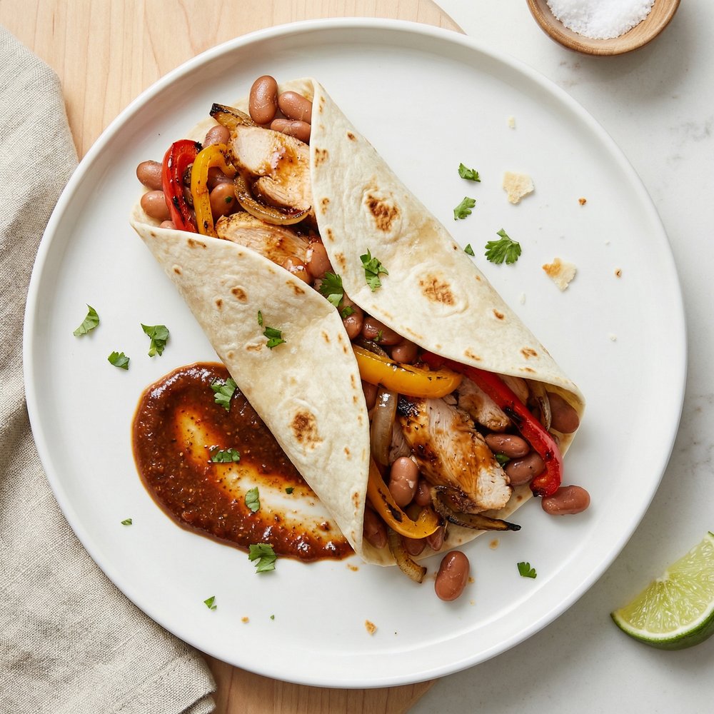 Chicken Fajita Burrito