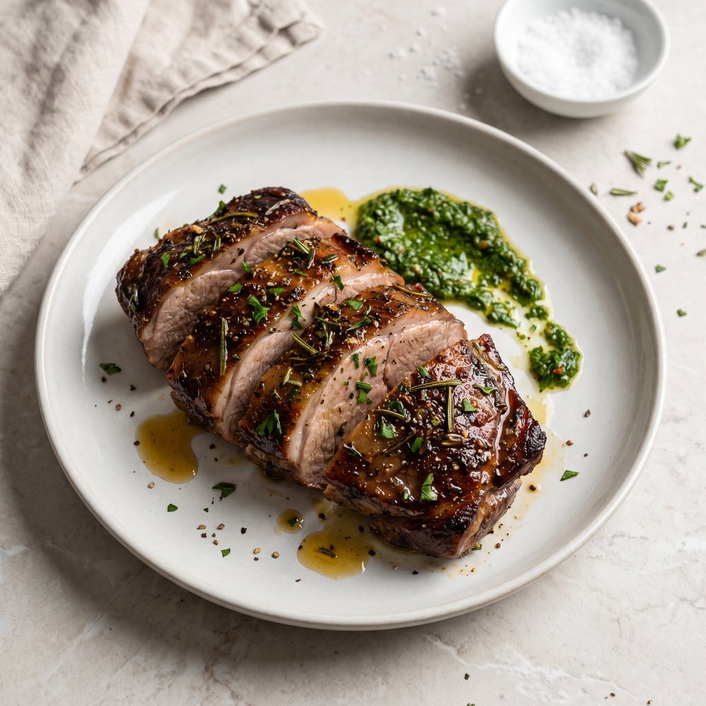 Oven-Roasted Lamb Breast