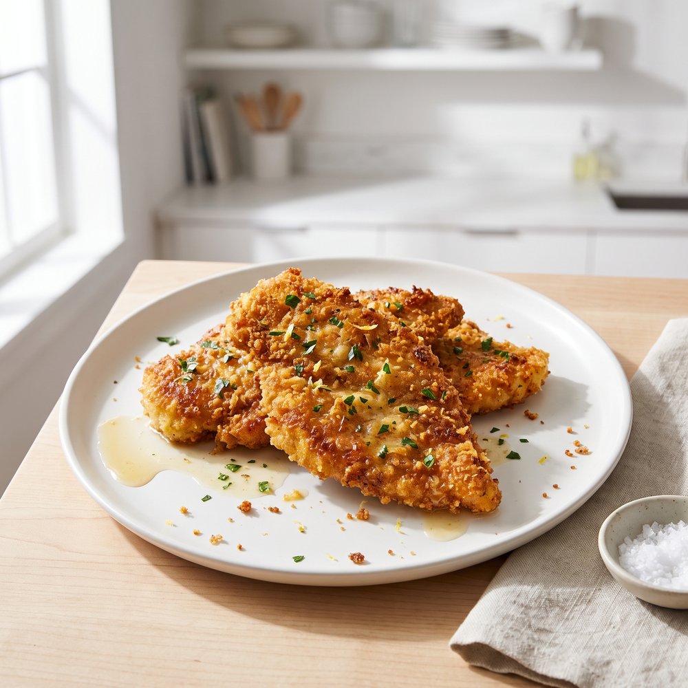 Oven Fried Parmesan Chicken