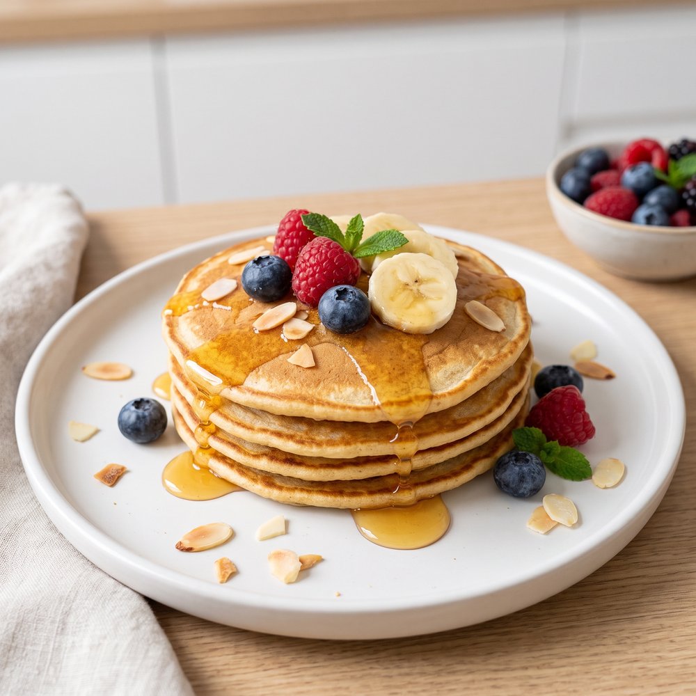 Paleo Pancakes with Almond and Tapioca Flour