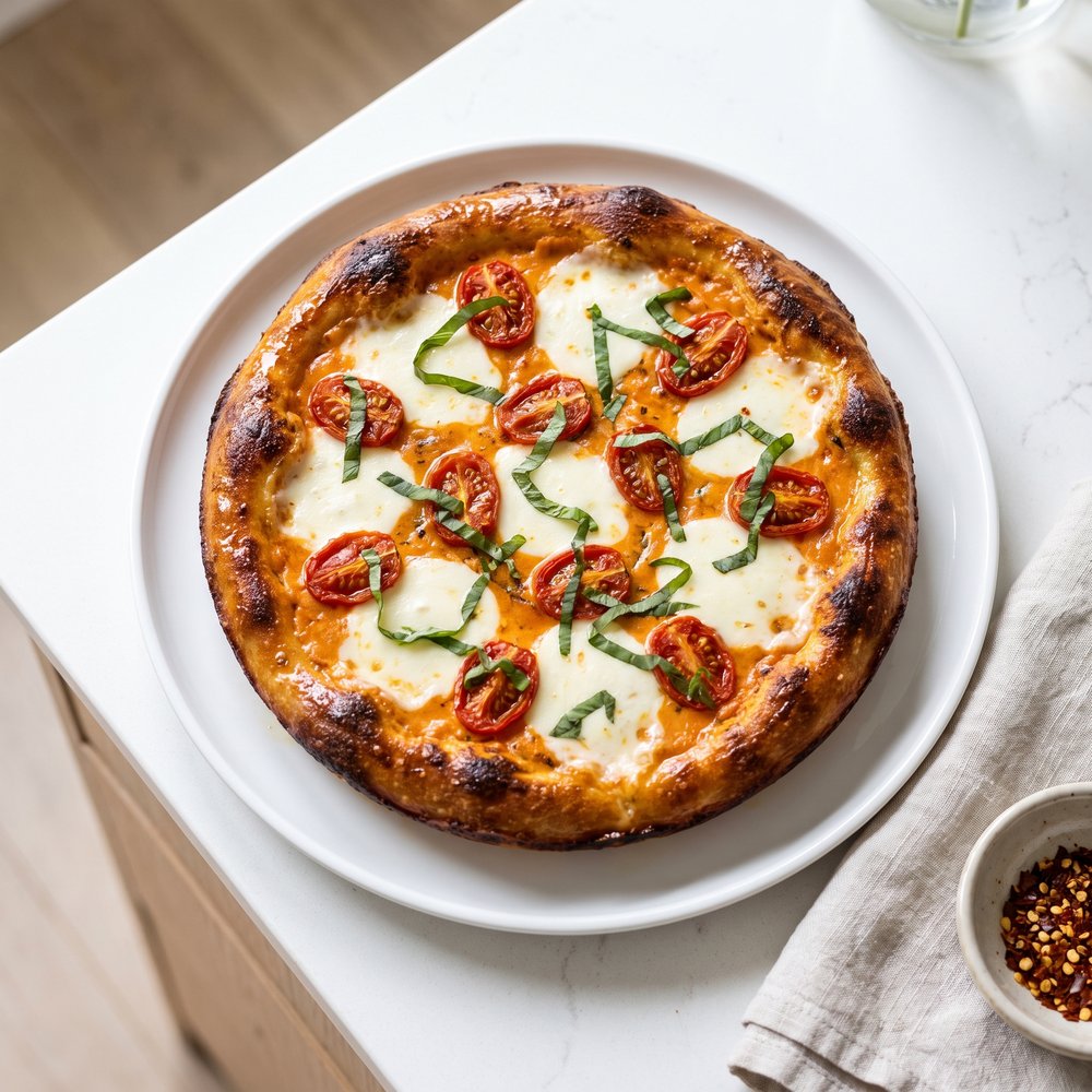 Pan-Baked Pizza with Vodka Sauce