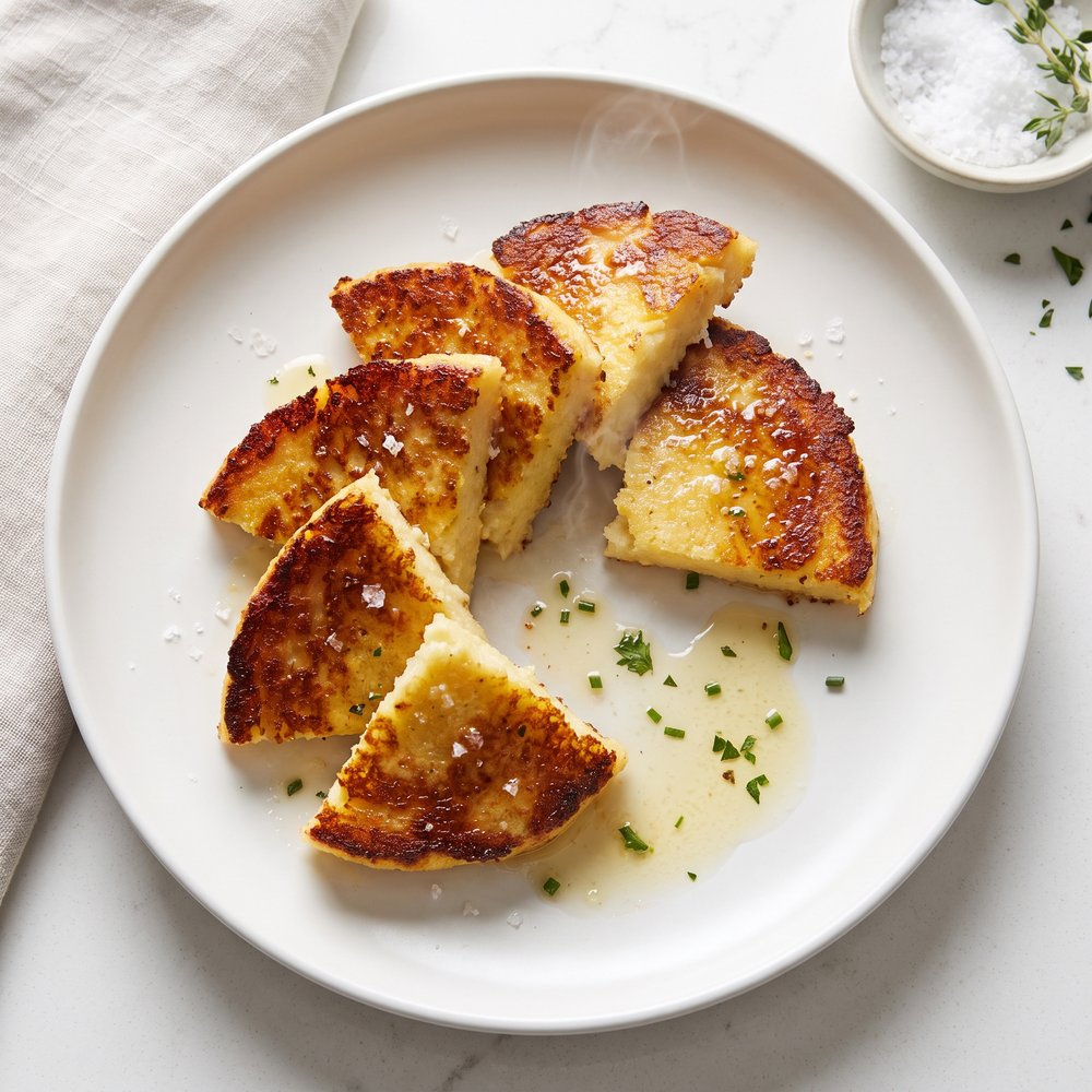 Pan-Fried Cornmeal Mush