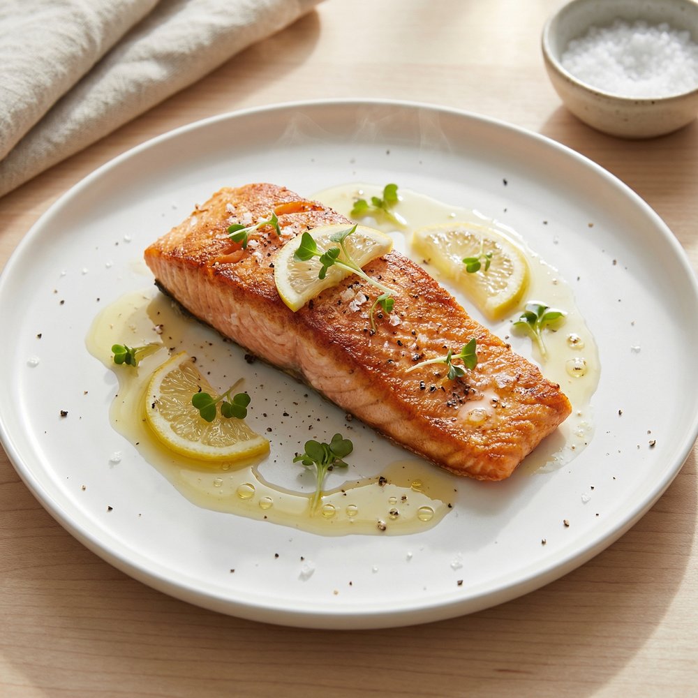 Quick Pan-Seared Salmon