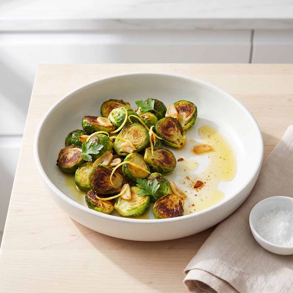 Pan-Roasted Brussels Sprouts