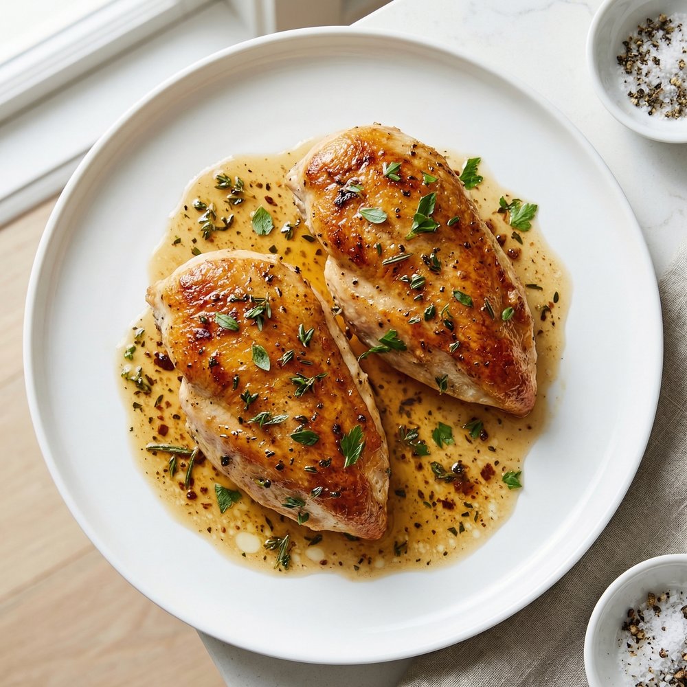 Skillet-Seared Chicken Breasts