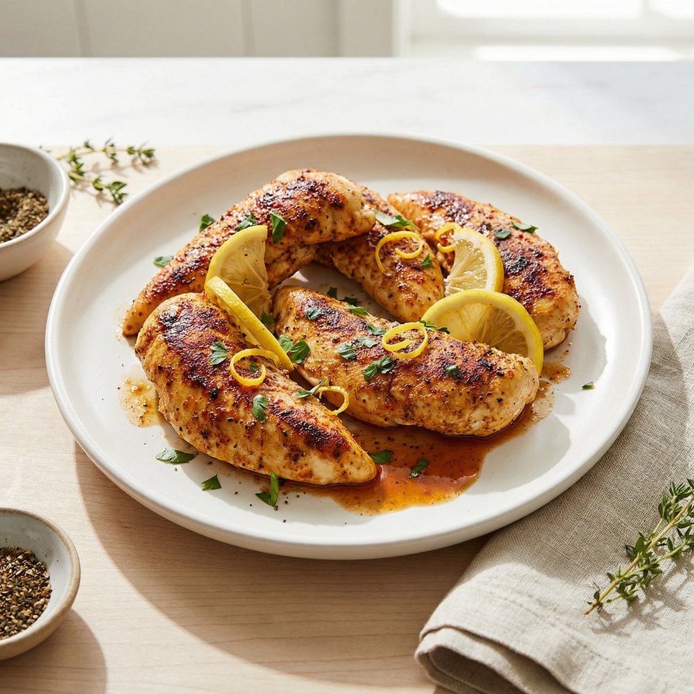Pan-Seared Chicken Tenderloin