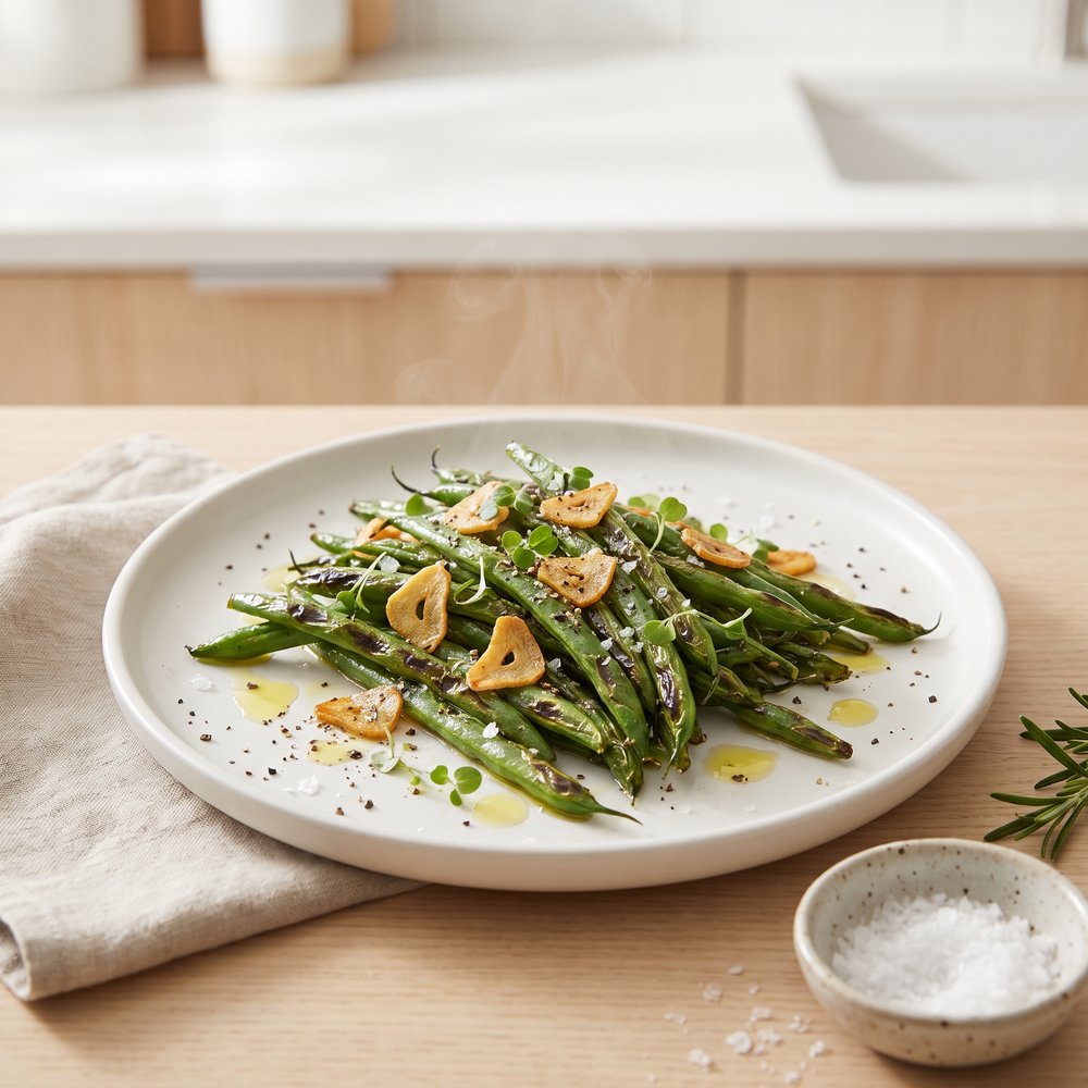 Pan Fried Green Beans