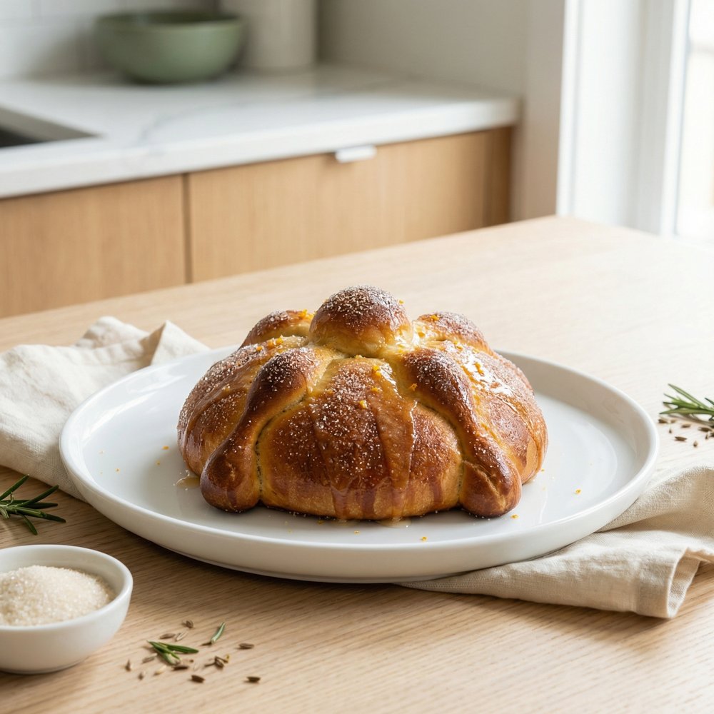 Pan de Muertos (Mexican Bread of the Dead)