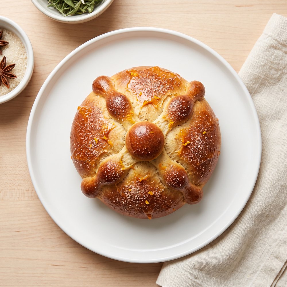 Pan de Muertos (Mexican Bread of the Dead)
