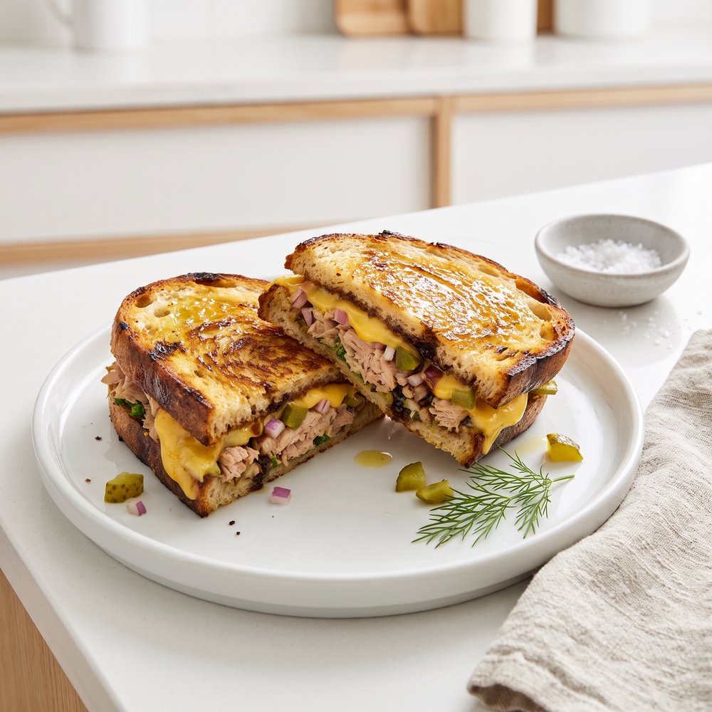 Panini-Pressed Tuna Melt