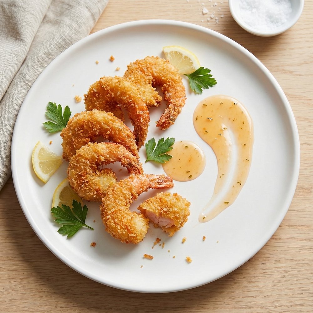 Crispy Panko-Fried Shrimp