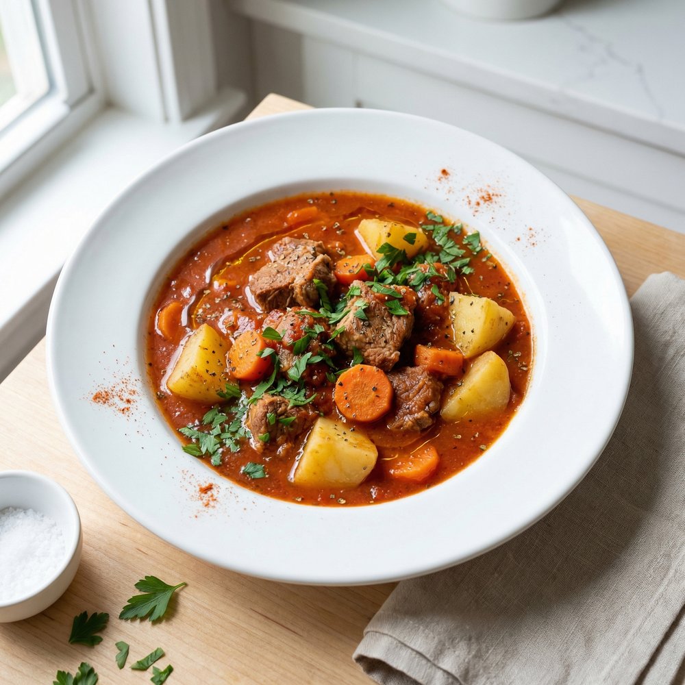 Paprika-Braised Pork Stew