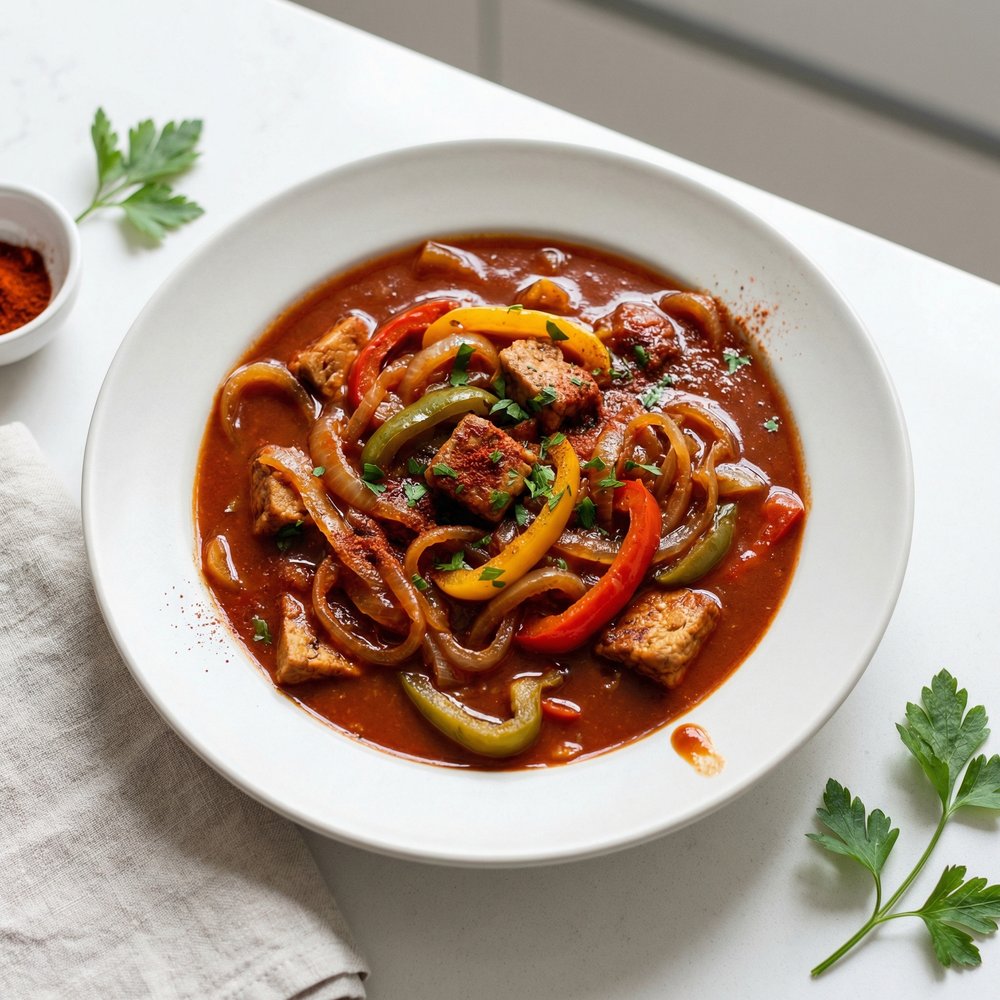 Vegetarian Mycoprotein Goulash
