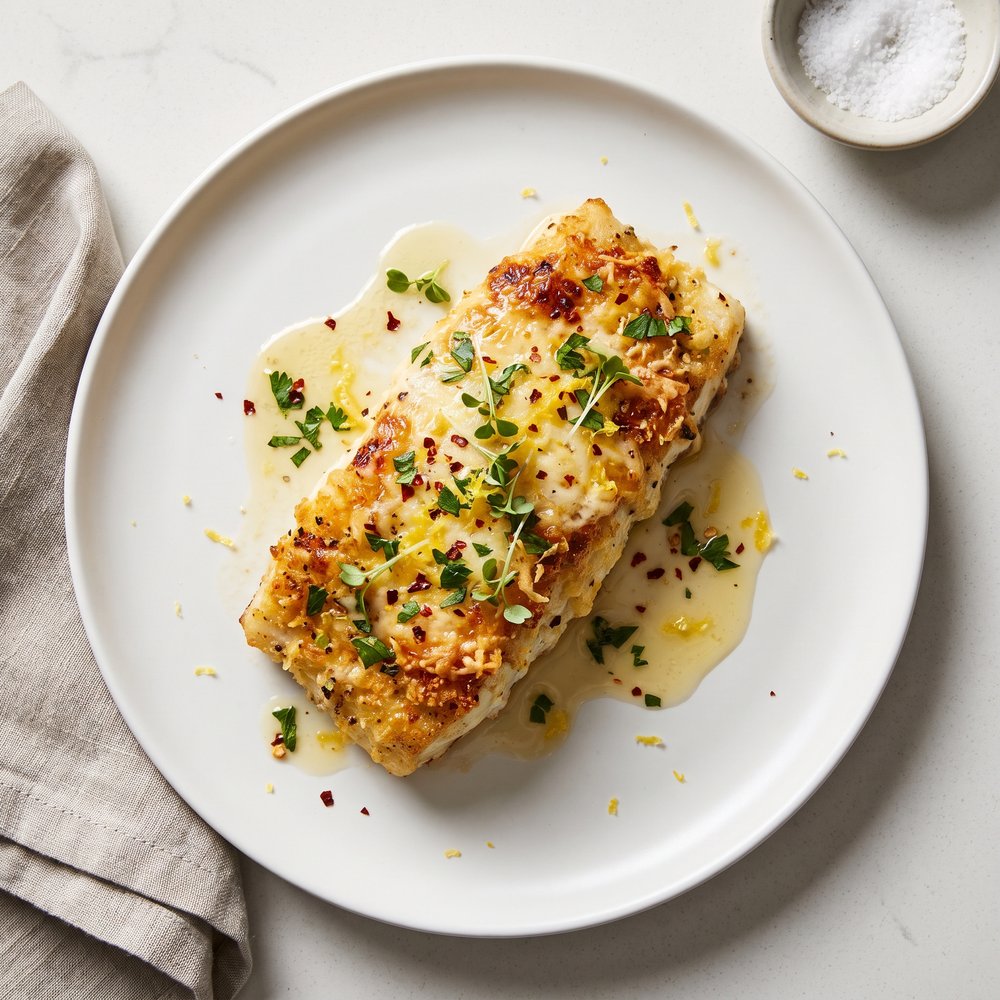 Parmesan-Broiled Grouper