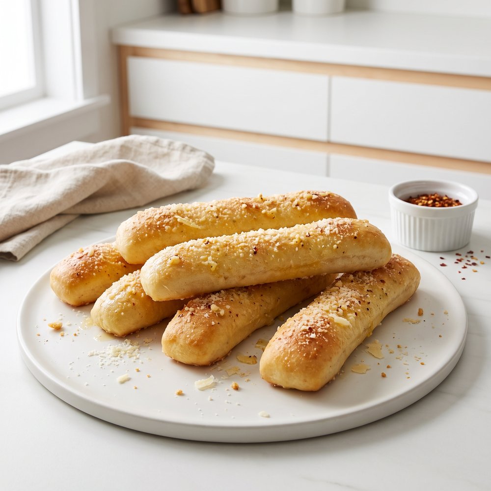 Parmesan-Garlic Breadsticks