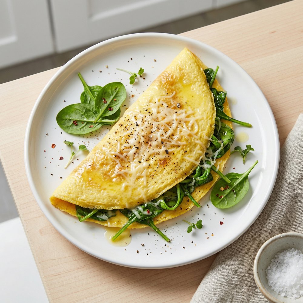 Baby Spinach Omelet