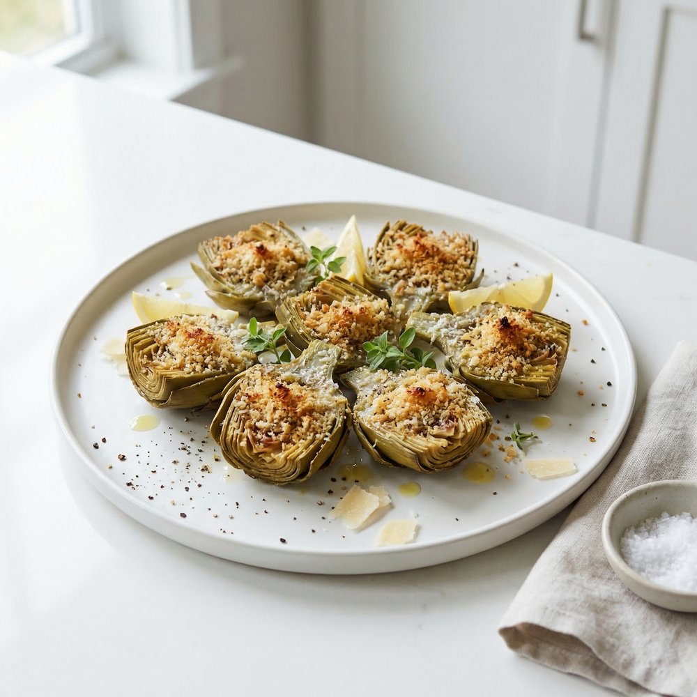 Gratin of Artichoke Hearts