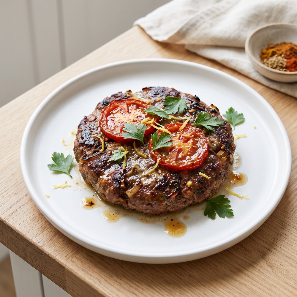 Parsley-Lemon Lamb Kefta Loaf