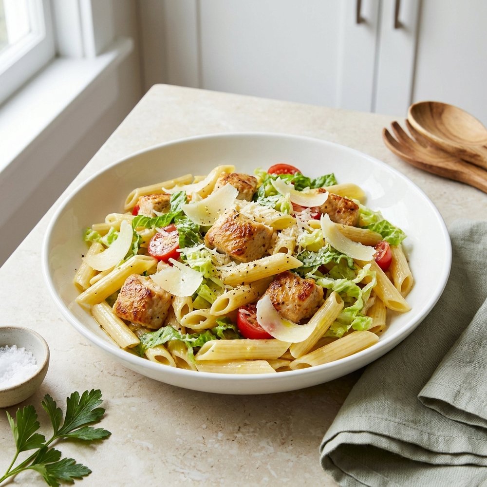 Pasta Caesar with Chicken