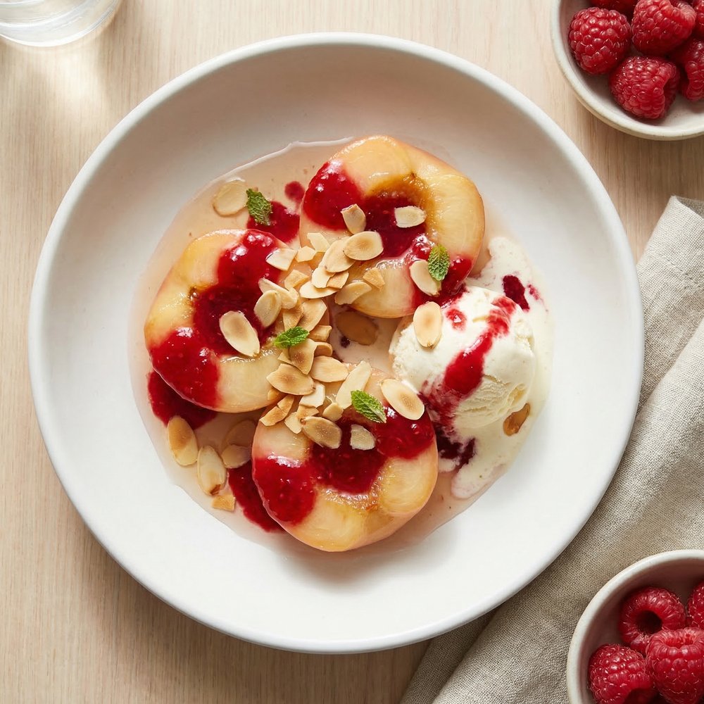 Chef John's Peach Melba