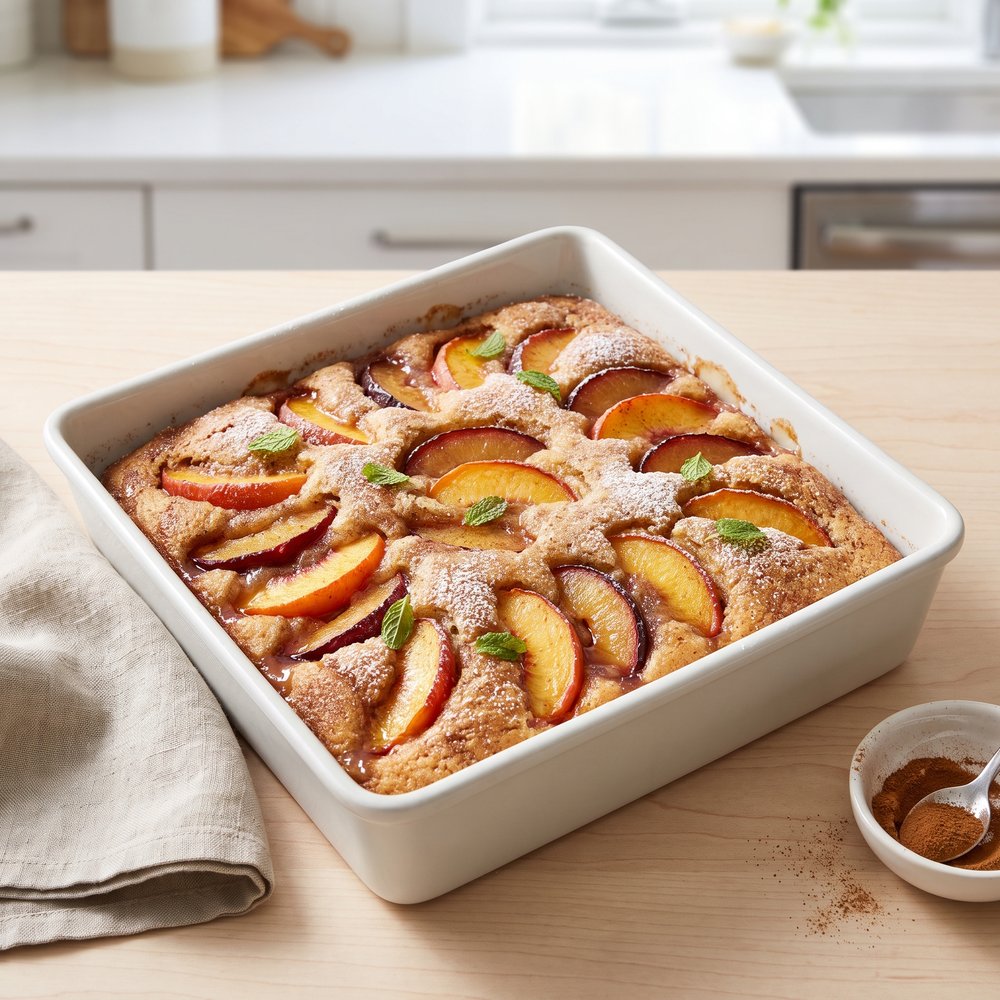 Peach and Plum Cake