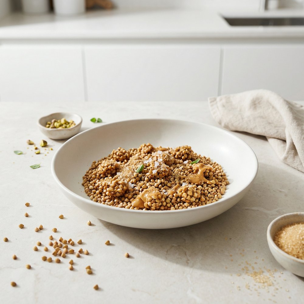 Peanut Butter Buckwheat Breakfast Cereal
