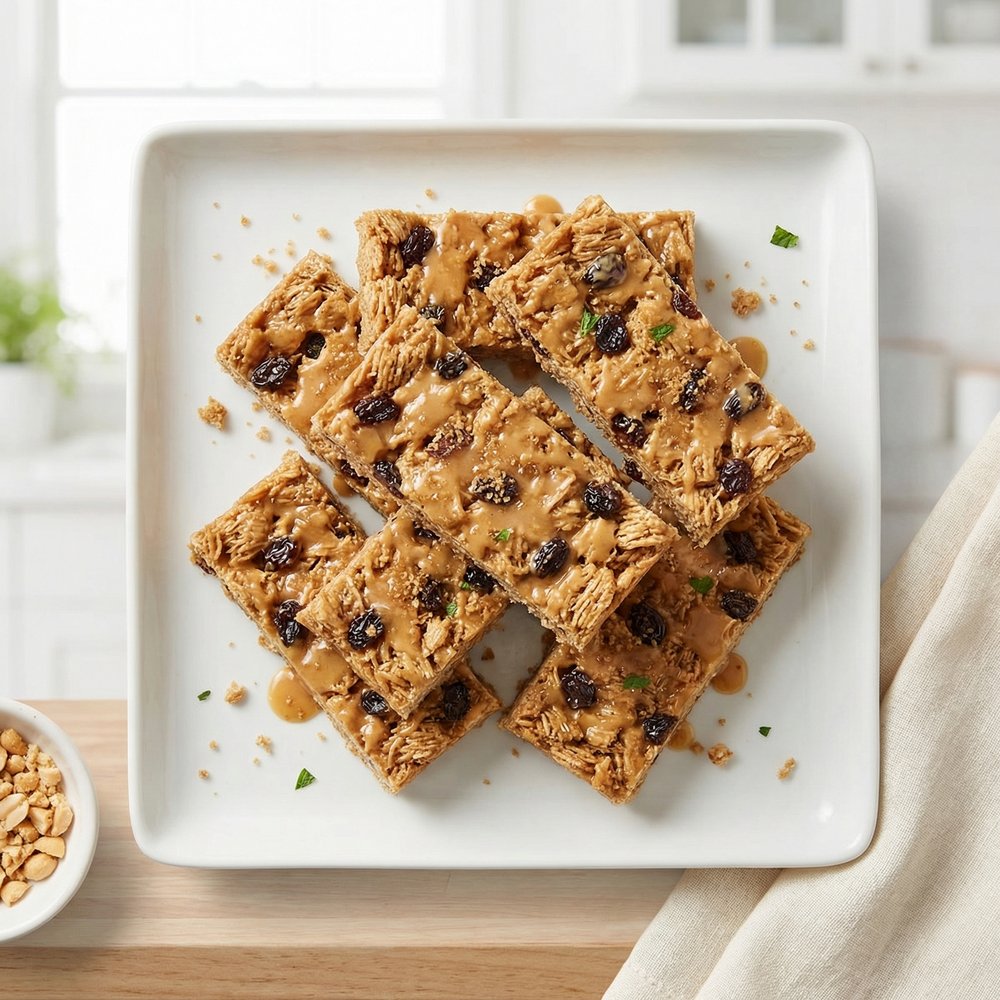 Honey-Peanut Whole Wheat Cereal Bars