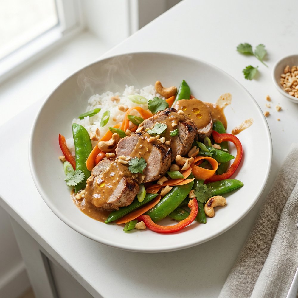 Pork in Peanut Sauce