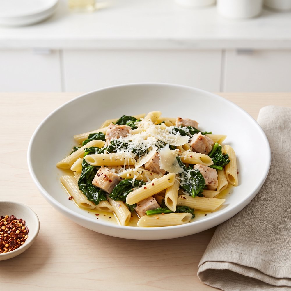 Penne with Chicken and Broccoli Rabe