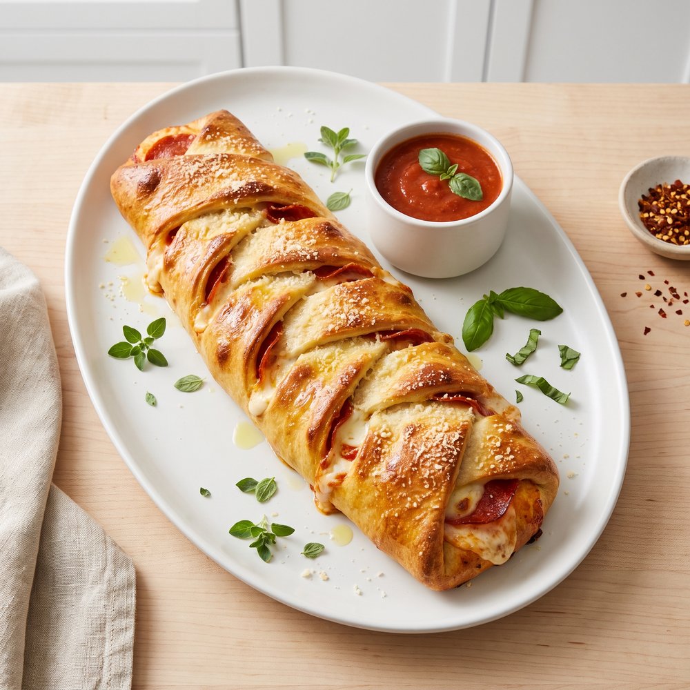 Pepperoni-Filled Stromboli Loaf