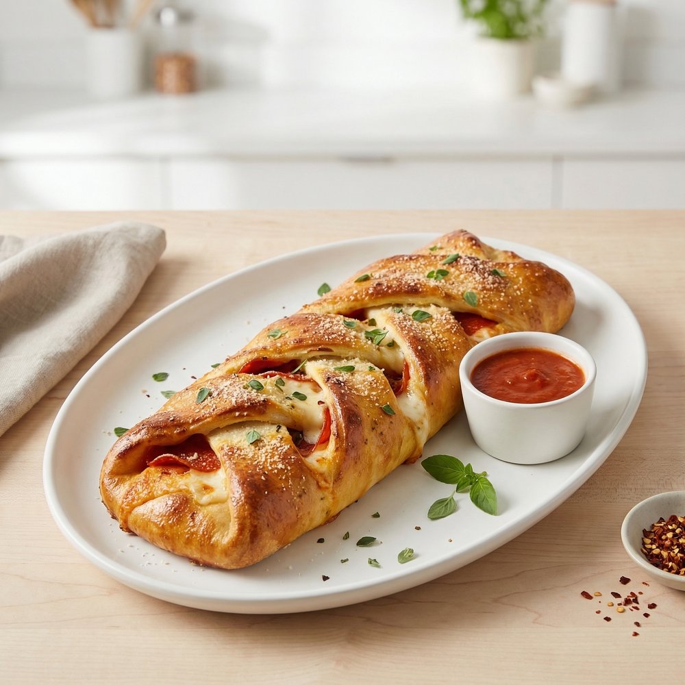 Pepperoni-Filled Stromboli Loaf