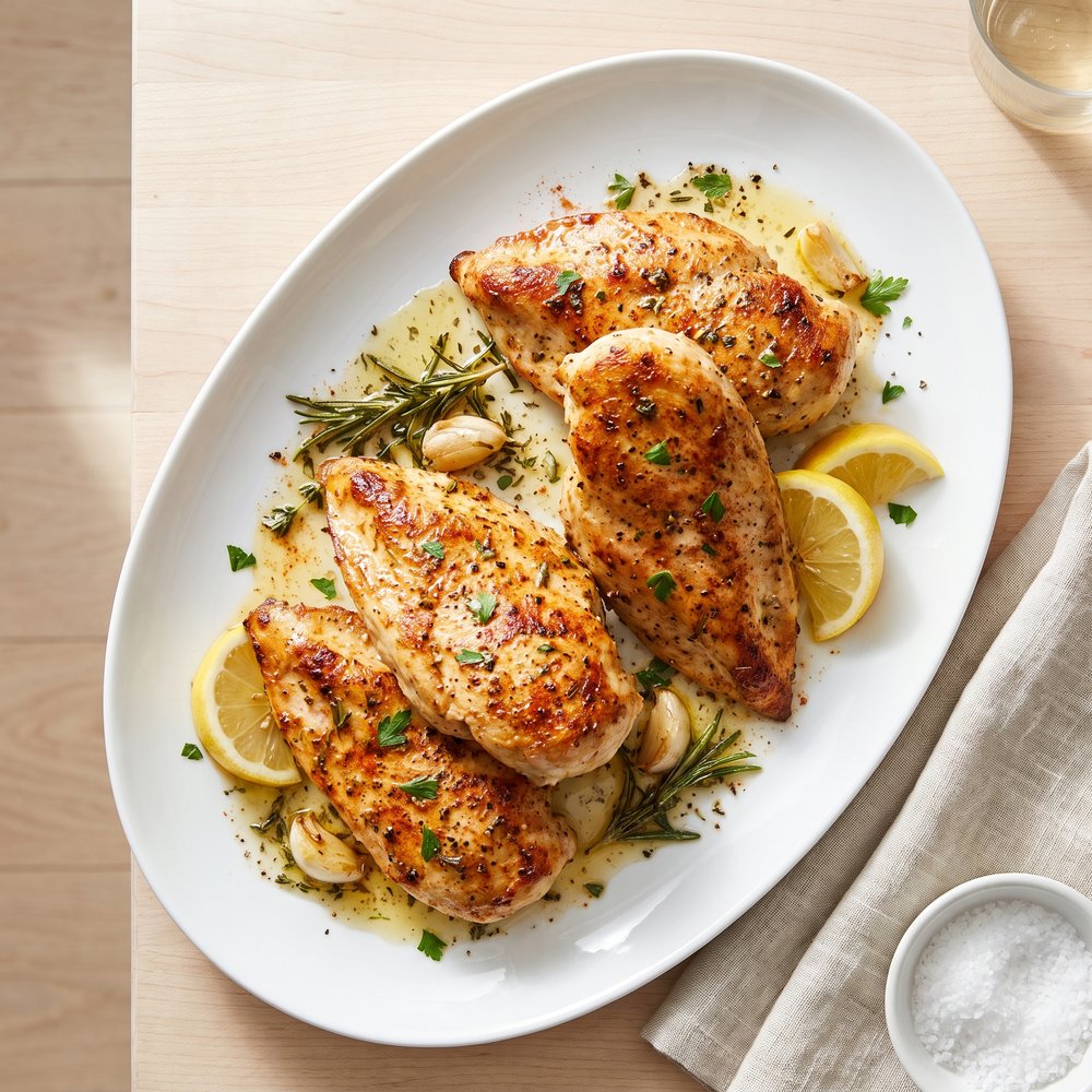 Perfect Cast Iron Skillet Chicken Breasts