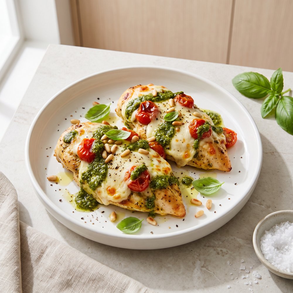 Pesto Chicken Caprese