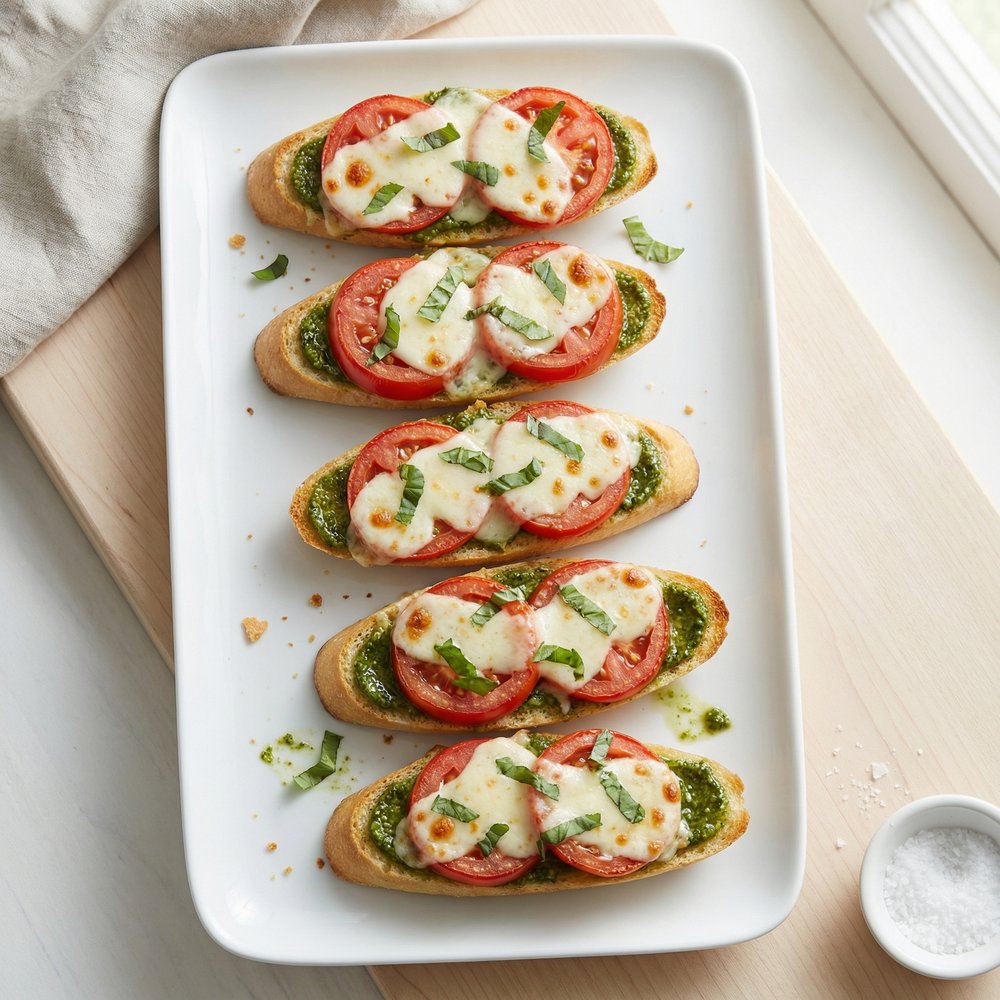 Mozzarella, Tomato & Basil Caprese Melt
